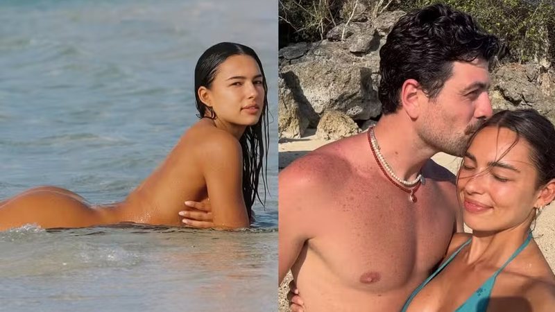 Alemã, surfista e empresária: quem é a modelo que está em lua de mel com o ex de Anitta
