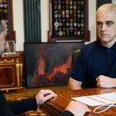 O chefe da Inteligência do governo ucraniano, Oleksandr Poklad, conversa com o presidente ucraniano, Volodymyr Zelensky, em Kiev, em 4 de setembro de 2026 - Divulgação / Presidência da Ucrânia