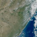 Imagem de satélite disponibilizada nesta quarta-feira, 02 - Reprodução / cptec / inpe.br