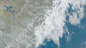 Imagem de satélite disponibilizada nesta quinta-feira, 03 - Reprodução / cptec / inpe.br