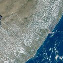Imagem de satélite disponibilizada nesta segunda-feira, 21 - Reprodução / cptec / inpe.br