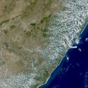 Imagem de satélite disponibilizada nesta terça-feira, 22 - Reprodução / cptec / inpe.br