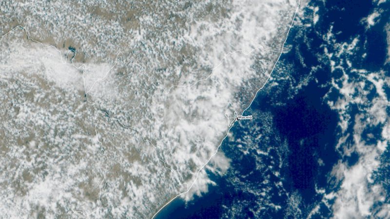 Saiba quais regiões de Alagoas têm previsão de chuva nesta terça-feira (29)