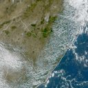 Imagem de satélite disponibilizada nesta quarta-feira, 30 - Reprodução / cptec / inpe.br