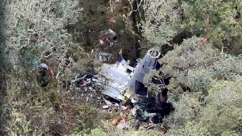 A bordo de helicóptero, cantor Rick e empresário registraram última foto antes de acidente fatal; veja