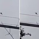 Sem saber, moradores filmaram helicóptero em que estava Rick instantes antes do acidente - Reprodução / TV Globo