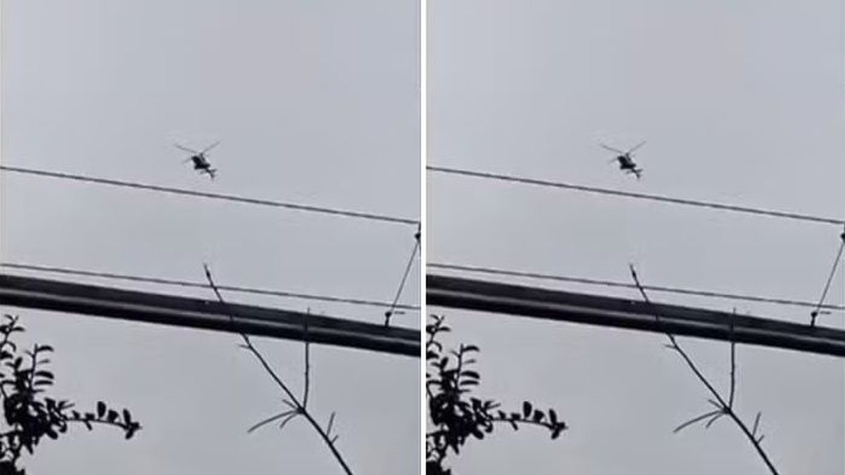 Sem saber, moradores filmaram helicóptero em que estava Rick instantes antes do acidente: \u0022Mais baixo do que o normal\u0022