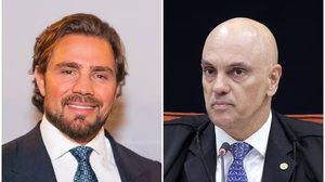 Daniel Vorcaro, dono do banco Master, e Alexandre de Moraes, ministro do STF - Reprodução/Rosinei Coutinho/STF