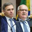 Ministros do STF, Alexandre de Moraes, André Mendonça e Edson Fachin; Procurador-geral da República Paulo Gonet - Montagem/STF/CNJ