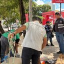A operação tem como objetivo desobstruir áreas públicas, promover o ordenamento urbano. - Foto: Ascom Semsc
