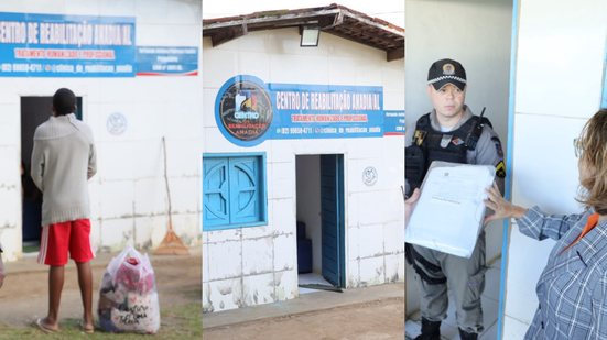 Internos são libertados de clínica após relatos de agressões, fome e confinamento em Anadia - Foto: Reprodução/Ascom MPAL