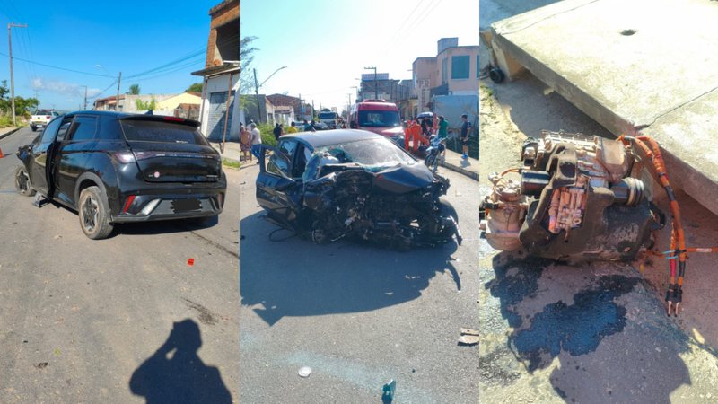Motorista perde controle de carro e atropela mulher no Centro de Penedo