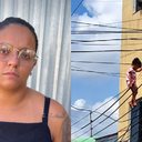Gabriela Ferreira agradeceu ao soldado Andreon Bezerra - Foto: Reprodução