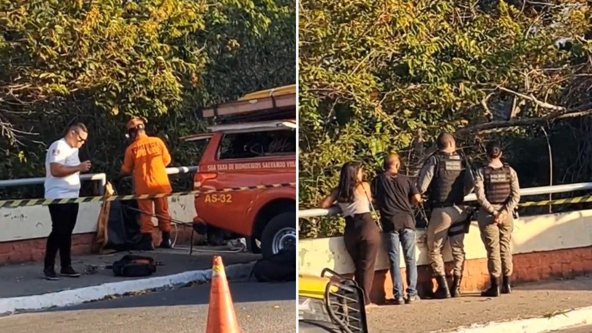 Adolescente cai em ribanceira e Corpo de Bombeiros mobiliza equipe para resgate no Pilar