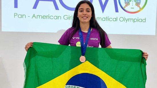 Aluna de extensão da Ufal traz ao Brasil bronze da Olimpíada Pan-Americana de Matemática para Meninas - Divulgação