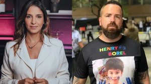 Ana Carolina Oliveira, mãe de Isabella Nardoni, e Leniel Borel, pai de Henry Borel - Reprodução/Redes Sociais