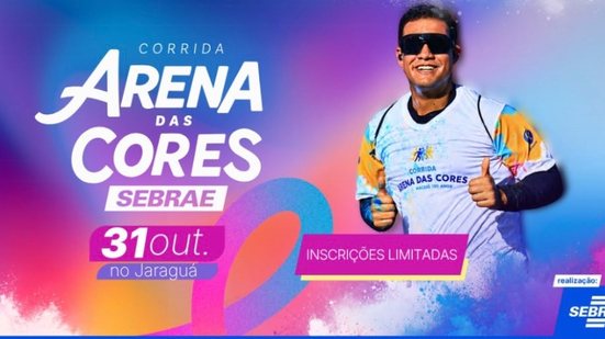 Imagem Corrida Arena das Cores convida Maceió para uma tarde de movimento, música e diversão