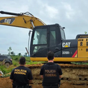 Atividade irregular ocorria em Tucumã, próximo à Terra Indígena Kayapó - Foto: PF/ Divulgação