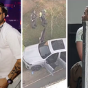 O DJ internacional Dani Brasil foi preso nesta sexta-feira (9) em São Paulo, após dirigir bêbado, atropelas e matar em morador em situação de rua em Santo Amaro - Foto: Montagem/g1/Reprodução/Redes Sociais e TV Globo
