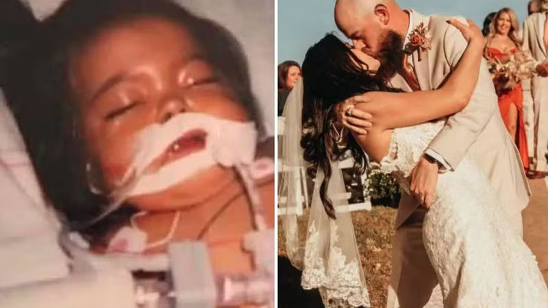 Amigos de infância se casam após transplante que uniu suas famílias