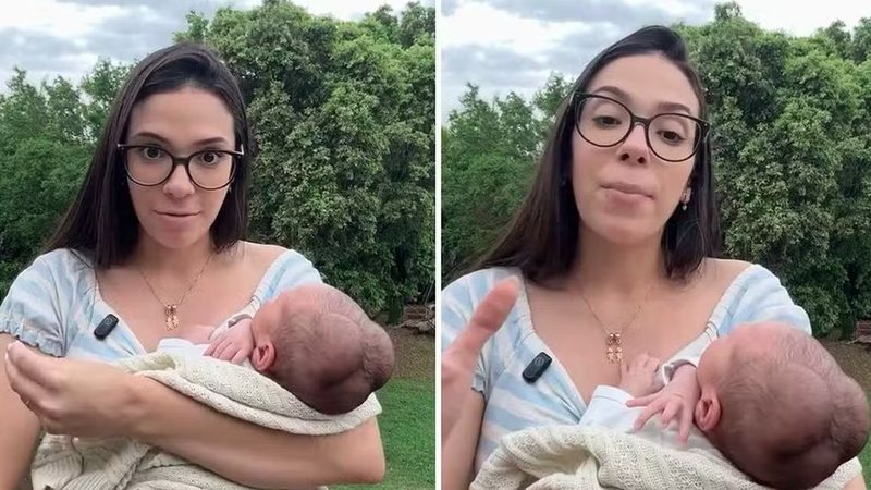 Bebê chama atenção ao nascer com duas grandes saliências na cabeça