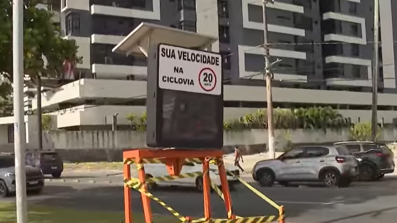 Maceió: ciclovias da orla ganham radares com limite de velocidade; entenda