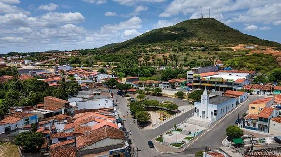 Imagem aérea de Igaci - Divulgação