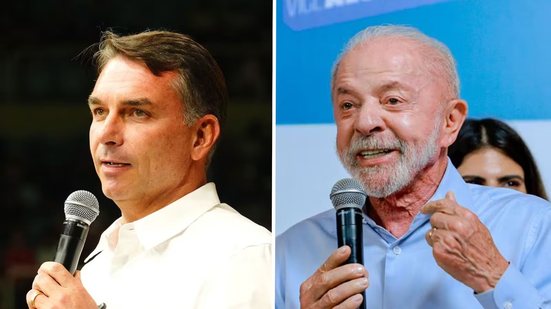 Flávio tem 52% dos votos válidos contra 48% de Lula no 2º turno, indica Real Time