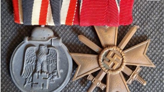 Itens nazistas vendidos em leilões - Reprodução / LeilõesBr