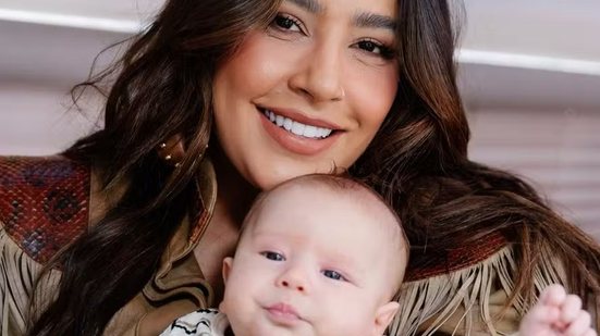 Lauana Prado mostra rosto do filho, Dom, pela primeira vez\u003B veja foto
