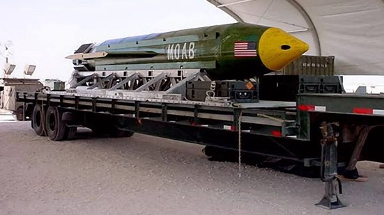 MOAB, bomba do tipo lançado no Afeganistão - Força Aérea dos Estados Unidos