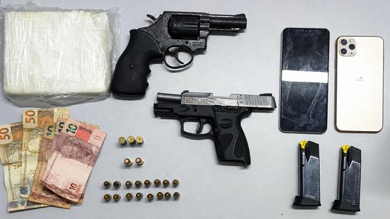PM apreende seis armas de fogo em ações policiais