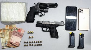 PM apreende armas de fogo em ações policiais em Arapiraca e Taquarana - Divulgação / PMAL