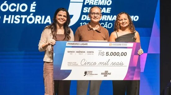 Imagem TNH1 é finalista da etapa nacional do 13º Prêmio Sebrae de Jornalismo