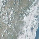 Imagem de satélite disponibilizada nesta segunda-feira, 05 - Reprodução / cptec / inpe.br