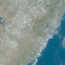 Imagem de satélite disponibilizada nesta quarta-feira, 07 - Reprodução / cptec / inpe.br
