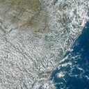 Imagem de satélite disponibilizada nesta sexta-feira, 09 - Reprodução / cptec / inpe.br
