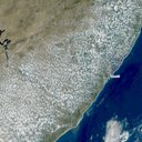 Imagem de satélite disponibilizada neste domingo, 11 - Reprodução / cptec / inpe.br