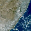 Imagem de satélite disponibilizada nesta terça-feira, 13 - Reprodução / cptec / inpe.br