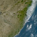 Imagem de satélite disponibilizada nesta sexta-feira, 16 - Reprodução / cptec / inpe.br