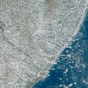 Imagem de satélite disponibilizada nesta sexta-feira, 23 - Reprodução / cptec / inpe.br