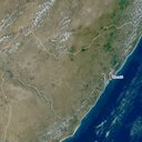 Imagem de satélite disponibilizada neste sábado, 31 - Reprodução / cptec / inpe.br