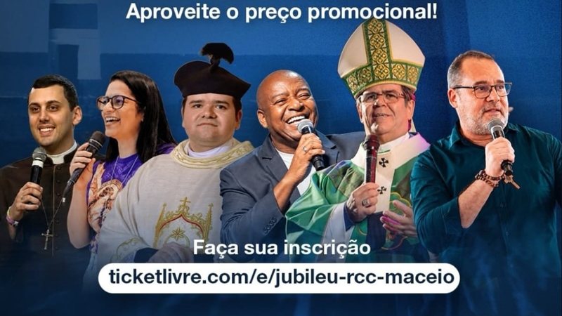 RCC Maceió celebra 50 anos com grande encontro de Pentecostes em outubro