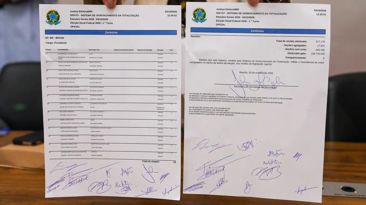 TSE faz teste final de sistemas eleitorais e emite zerézima\u003B saiba o que é