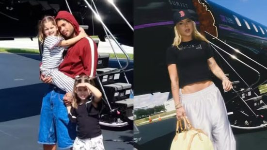 Voltaram? Virginia Fonseca viaja com o ex, Zé Felipe após término com Vini Jr.