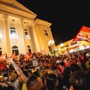 Imagem Vejas as imagens das comemorações do segundo turno em Maceió