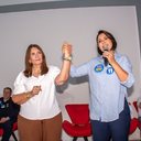 Michelle Bolsonaro (PL) e Bia Kicis (PL) - Foto: Divulgação
