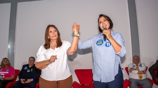 Michelle Bolsonaro (PL) e Bia Kicis (PL) - Foto: Divulgação