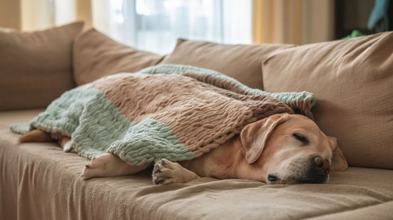 Alguns nomes são ideais para cachorros que amam um cobertor macio e longas horas de sono  (Imagem: Olga Ilina  | Shutterstock)