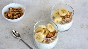 Pudim de chia com banana (Imagem: Irkhabar | Shutterstock)